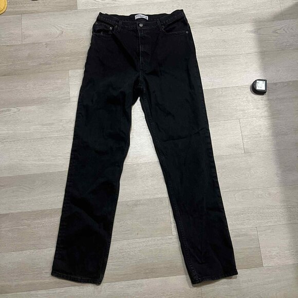 Abercrombie & Fitch 90's Straight Ultra High Rise Black Jeans - Picture 6 of 6